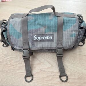 Supreme camo mini duffle ss24